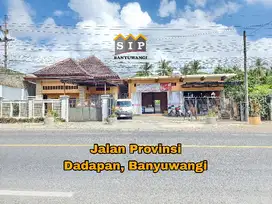 Di jual Rumah dan Toko di jalan poros Provinsi Dadapan Banyuwangi