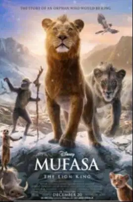 Di Jual Flashdisk Film MP4  Mufasa The Lion King 2024