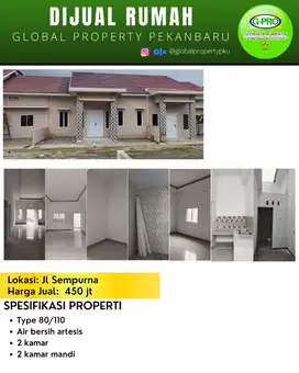 Rumah Jalan Sempurna Siap Huni, Tengah Kota