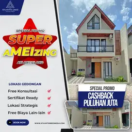 DIJUAL RUMAH MEWAH 2 LANTAI DEKAT DENGAN BANDARA ADI SOEMARMO