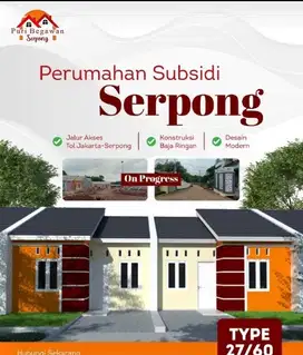 DIJUAL RUMAH SUBSIDI DI PURI BEGAWAN SERPONG