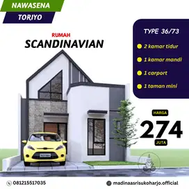 rumah scandinavian murah toriyo bendosari