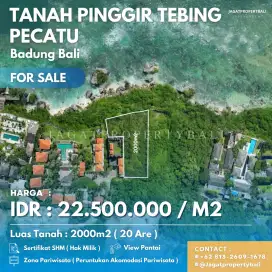 Dijual Tanah Pinggir Tebing Sunset