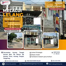 Di Jual Melalui Lelang RT Di Kota Tangerang