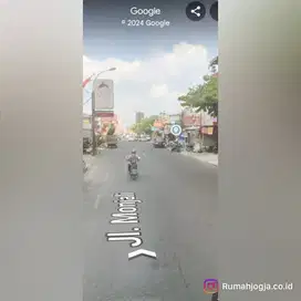 tanah sangat strategis pinggir jalan raya monjali dlm ringroad