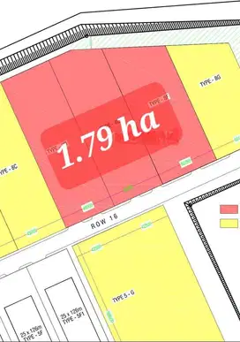 Kavling industri di dalam Tunas Kabil Industri Park