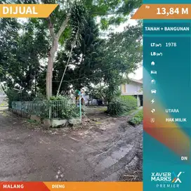 Dijual Rumah Dan Lahan Luas Lokasi Belakang Mall Mcp di Dieng Malang