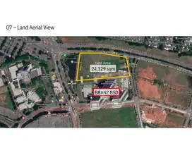 Dijual Kavling Komersial Cbd 55 Hadap Jalan Samping The Branz Bsd City