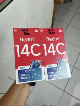 NEW REDMI 14C 6/128 GARANSI RESMI