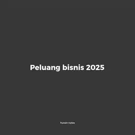 Peluang bisnis untung besar!