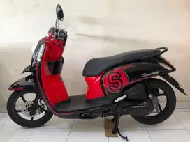 Honda Scoopy Fi 2014 Hitam Merah!!