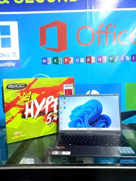 Laptop Axioo Hype 5 Ryzen 5 Fullset Plastik Garansi