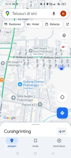 Jual Rumah Kota Probolinggo Luas 10x17