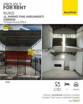 Disewakan Ruko di Jalan Bypass Ahmad Yani Kota Cirebon