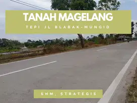 Tepi Jl Raya Magelang-Boyolali, Tanah SHM Dijual, Cocok Usaha