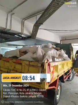 Jasa angkut sampah dan puing