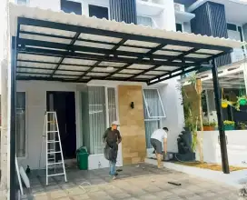 Carport Modern Atap Spandek Pasir / Alderon RS Terdekat