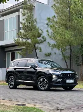 Hyundai Santa Fe Dsl AT 2019 (N) Hitam Mtl Tgn 1 Rec Hyundai