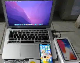 MacBook Air Early 2015 dan Iphone X