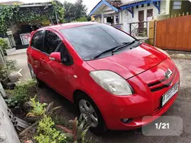 YARIS 2008 MT MERAH METALIC