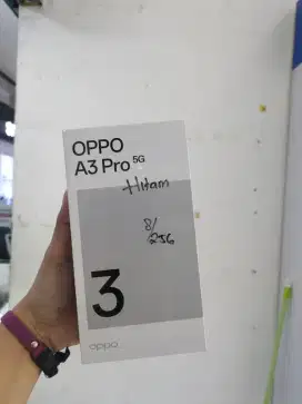 Oppo A3 pro 5G 8/256 hitam ready stok