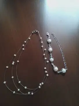 Set Kalung Gelang Mutiara Lombok