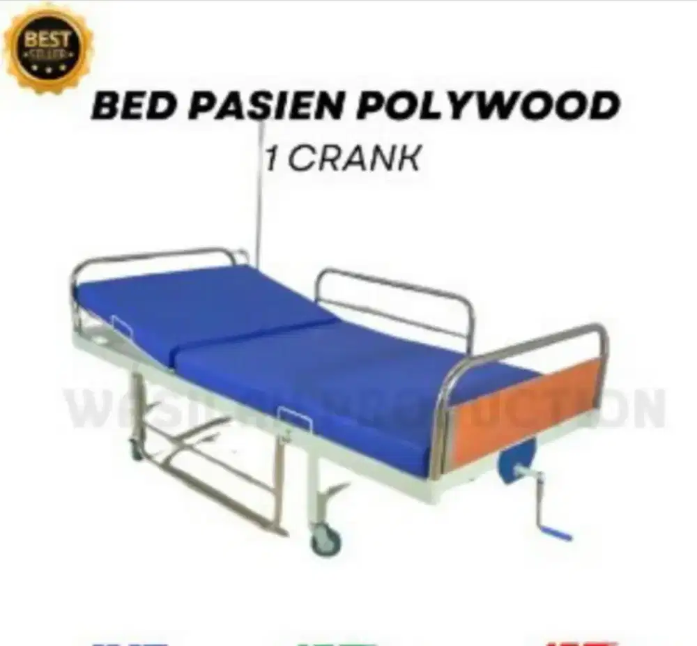 BED PASIEN POLLYWOOD 1 CRANK
