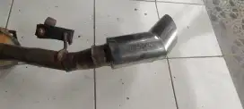 Knalpot racing 5 zigen 2 corong (tabung)