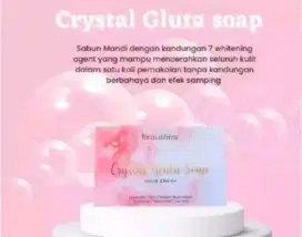 Crystal gluta soap