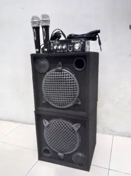 Paket set sound system karaoke 8 in