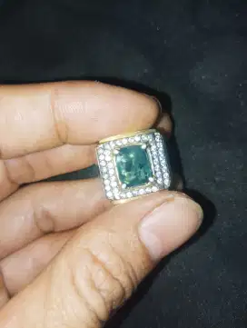 Batu safir ring perak