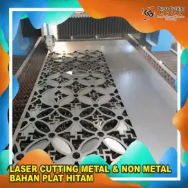 Laser Cutting Plat Besi Hitam | Jasa Laser Cutting Plat Besi