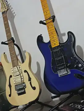 Gitar Ibanez pgm dan stratocaster