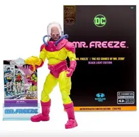 McFarlane Mr. FREEZE Black Light Edition DC Multiverse