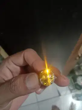 Batu akik yellow sapphire ori