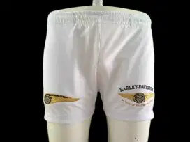 Celana cewek motif harley davidson white