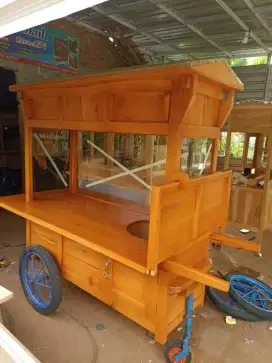 Gerobak Angkringan Bakso Mie Ayam PeceL Bubur Sate Martabak Ronde dlL