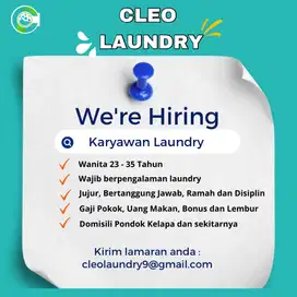 Lowongan Karyawan Laundry