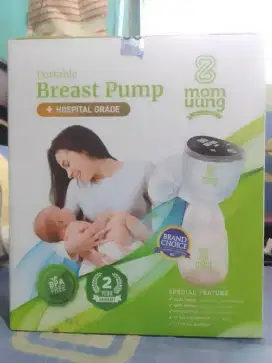 Portable Breast Pump Mom Uung (free kantong ASI isi 100)