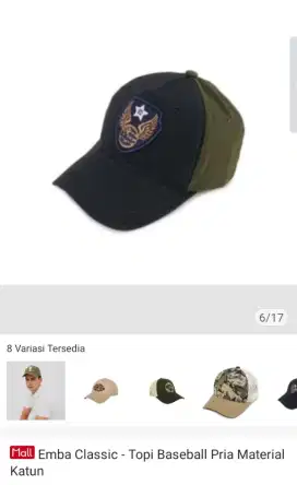 Topi Emba Aviator Warna Navy Green