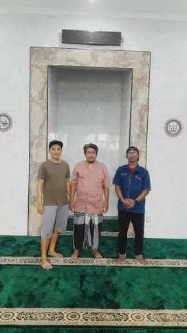 Karpet masjid survey dulu baru pasang