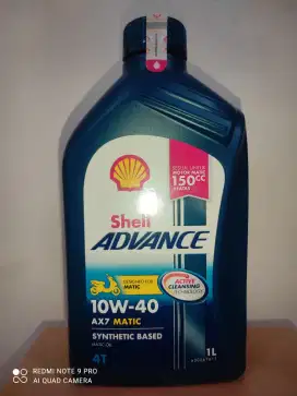 Oli shell advance 1 Liter 10w/40 nmax aerox vario lexi