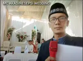 MC host Nikah wedding Akad, Resepsi, hajatan, pembawa acara dll