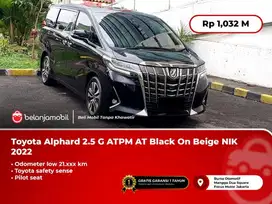 LIKE NEW !! TOYOTA ALPHARD G ATPM TSS 2022 / 2023 HITAM