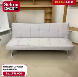 Sofa tidur bahan fabric murah