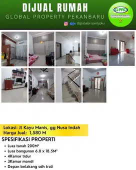 Dijual Rumah Bulatan, Daerah Kayu Manis