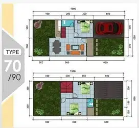 Rumah Baru 2 Lantai di Perumnas Sudiang Makassar