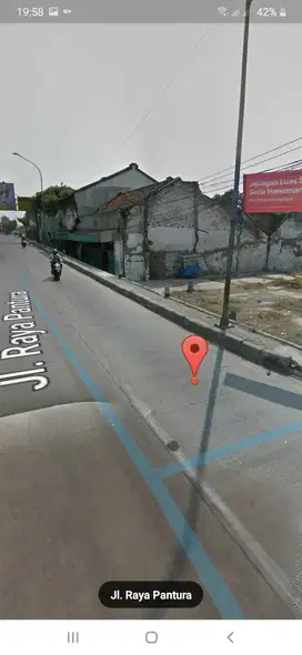 Tanah strategis pinggir jalan raya utama