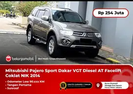 GARANSI !! MITSUBISHI PAJERO SPORT DAKAR DIESEL 2014 / 2015 COKLAT