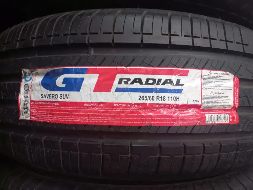 BAN fortuner pajero 265/60R18 GT Radial savero Suv